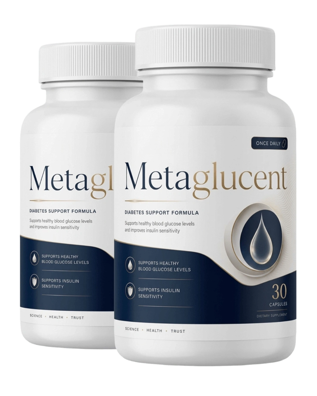 Metaglucent natural blood sugar support supplement bottle