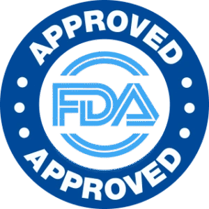 Metaglucent FDA-registered facility badge